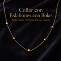 COLLAR CON ESLABONES EN BOLAS
