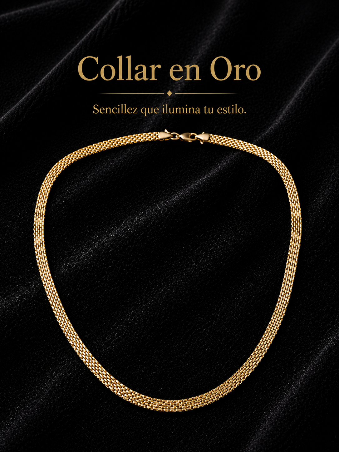 CADENA PARA CABALLERO TEJIDO