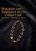 BRAZALETE CON ESLABONES CUBAN LINK