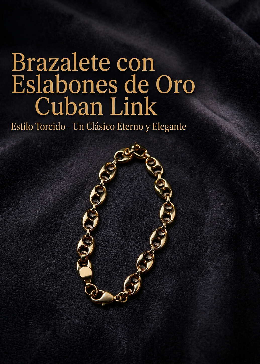BRAZALETE CON ESLABONES CUBAN LINK