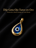 DIJE GOTA OJO TURCO EN ORO
