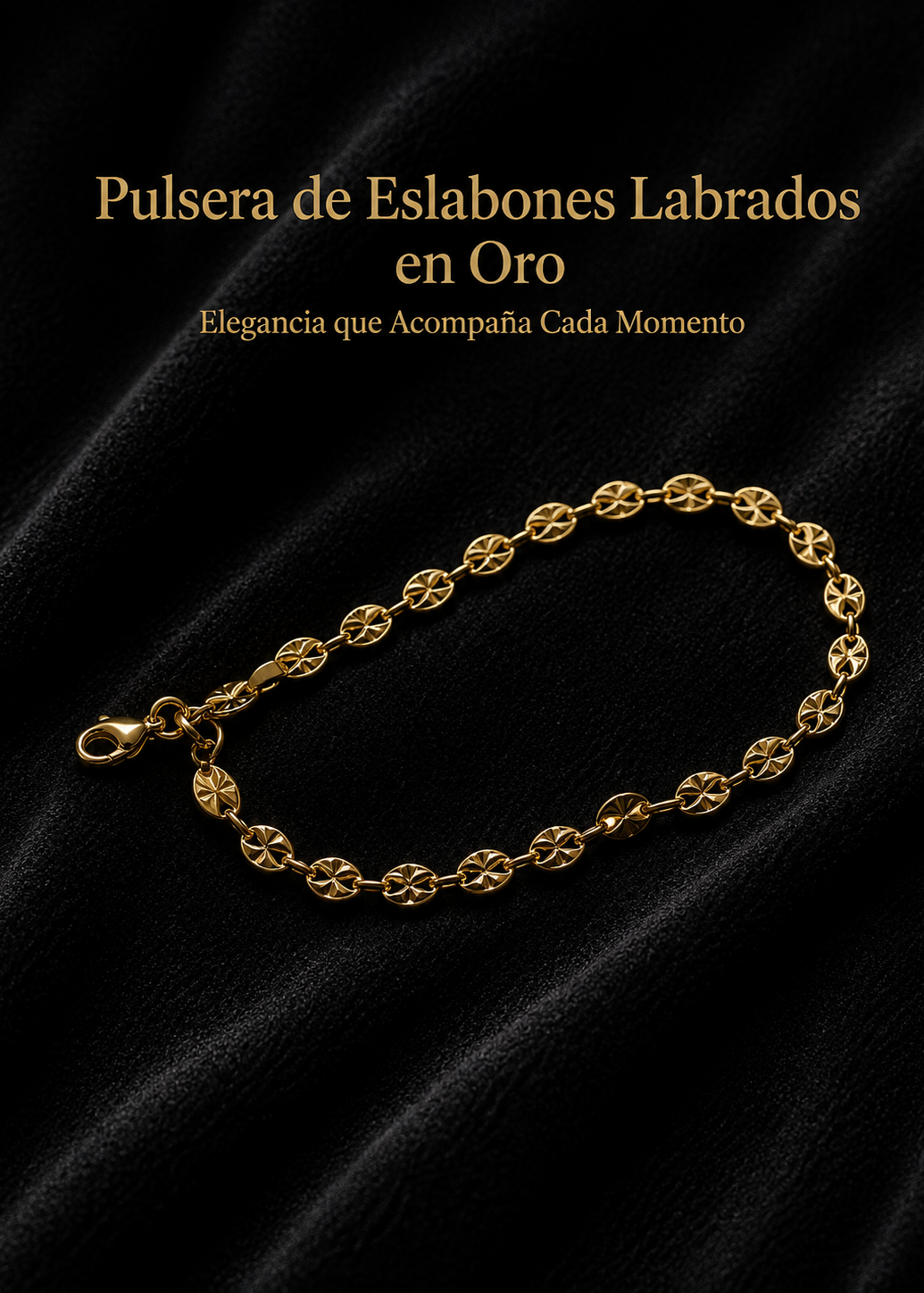 PULSERA ESLABONES LABRADOS