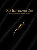 DIJE ITALIANO EN ORO