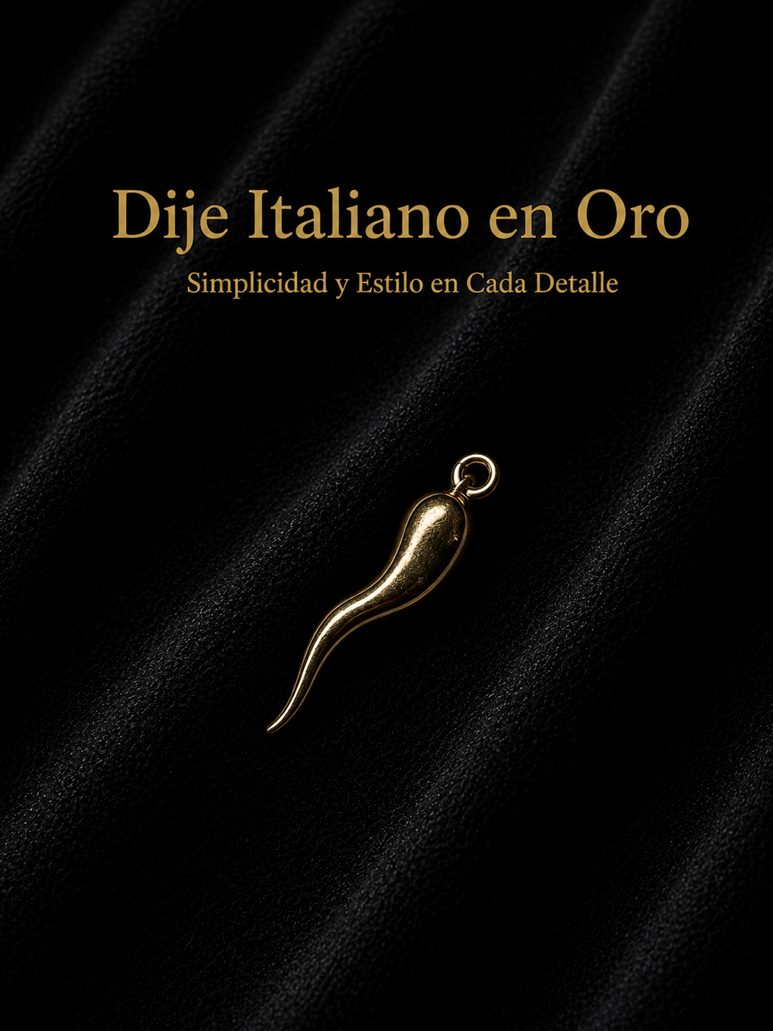 DIJE ITALIANO EN ORO