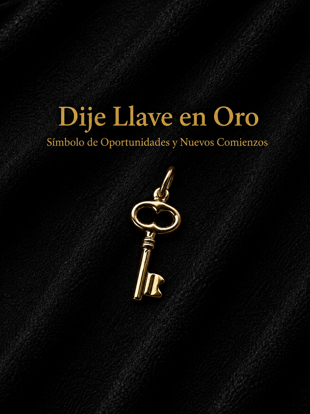 DIJE LLAVE EN ORO