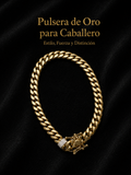 PULSERA ORO PARA CABALLERO